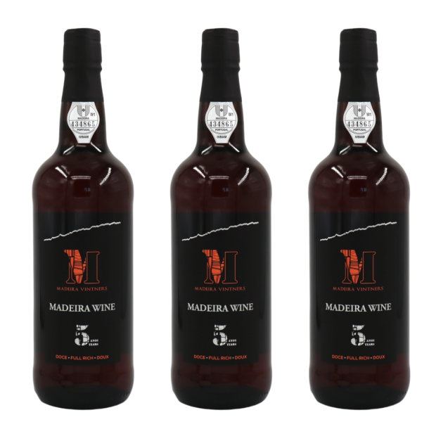 3 Flasker Madeira Vintners 5 rs - Sd