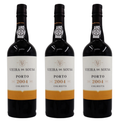 3 Flasker Vieira de Sousa Colheita 2004