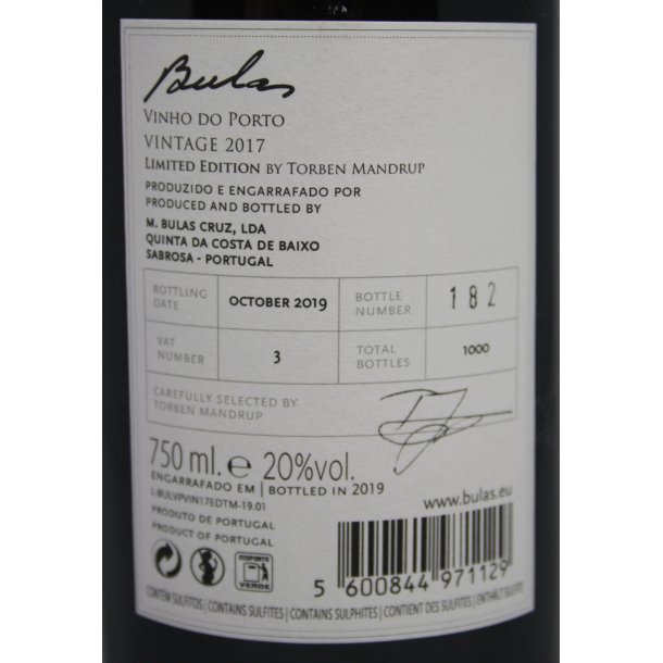 Bulas Vintage 2017 - Danish edition