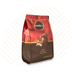 Fyldte chokoladekugler - Hasseln�d 134g