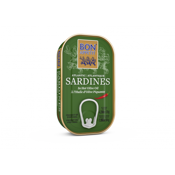 Sardiner - Hot - i Olivenolie