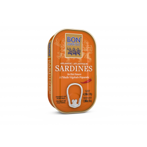 Sardiner - Hot - i Solsikkeolie