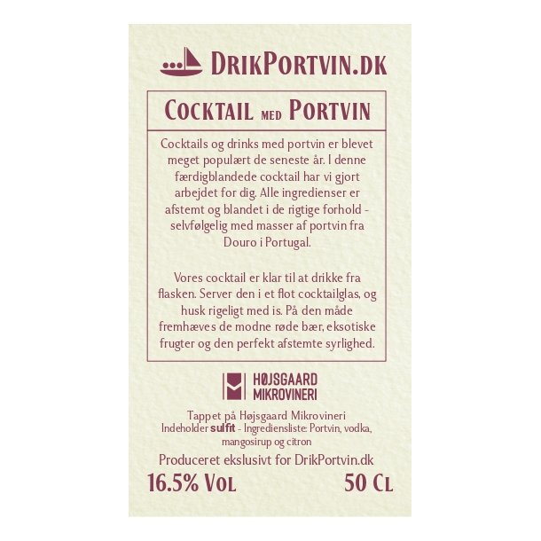 Ria - Cocktail med Portvin