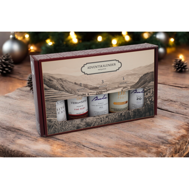 Adventskalender med Portvin - 5x5cl