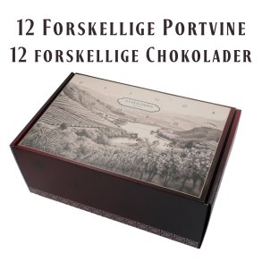 Portvinsjulekalender med chokolade