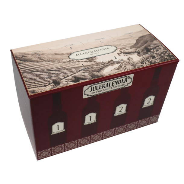 Adventskalender med Portvin og chokolade