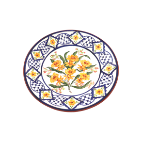 Fad 38 cm - Blomster