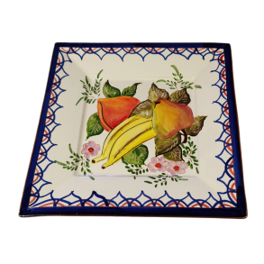 Firkantet fad 25 cm - Frugter