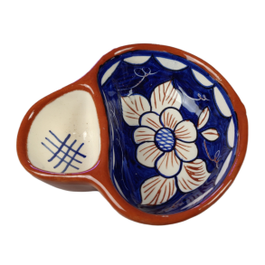 Todelt Oliven skl - Lille - Bl