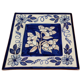 Firkantet fad 25 cm - Bl