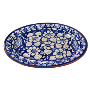 Ovalt fad 38 cm - Bl