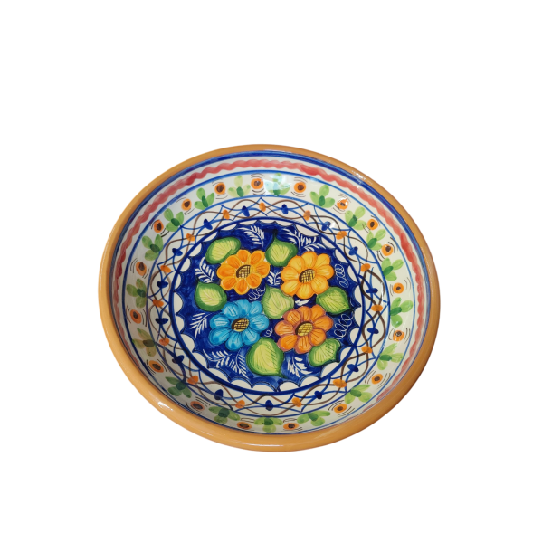 Salatskl 27 cm - Blomster