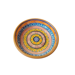 Salatskl 30 cm - Farverig