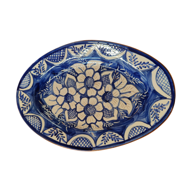 Ovalt fad 29 cm - Bl