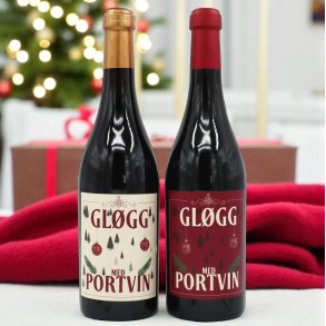 Rd & Hvid Glgg med Portvin