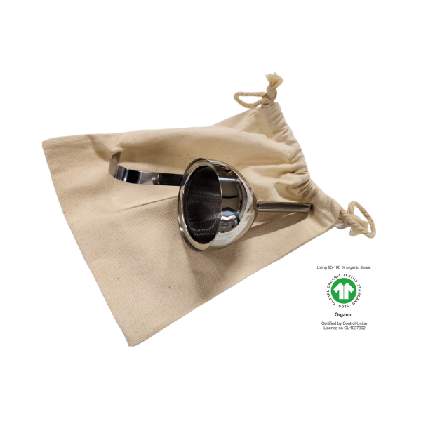 Eksklusiv dekanteringstragt med filter