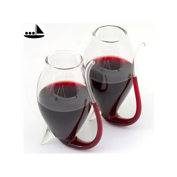Port Sipper Gaveske med 2 glas
