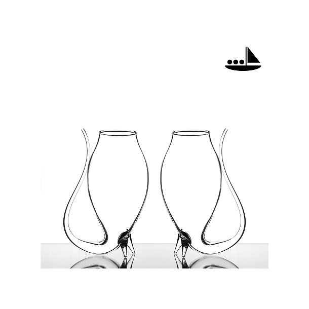 Port Sipper Gaveske med 2 glas