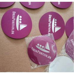 Drop Stop med DrikPortvins logo