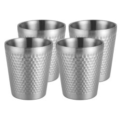 Dobbeltv�gget outdoor-kop i rustfrit st�l