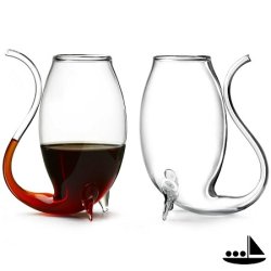 Port Sipper Gaveske med 2 glas