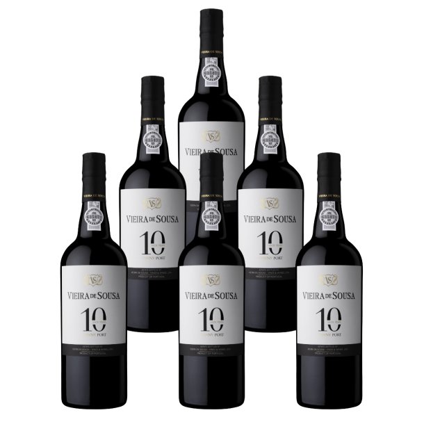 6 Flasker Vieira de Sousa 10 �rs Tawny