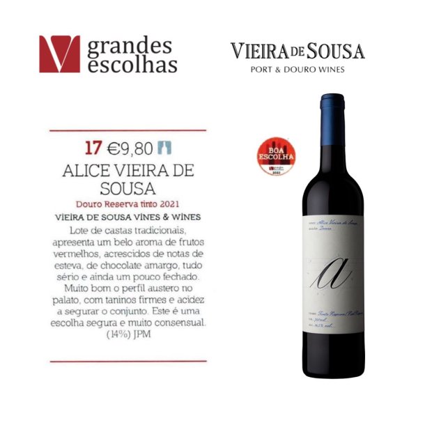 Vieira de Sousa - Alice VS Douro Red Reserve