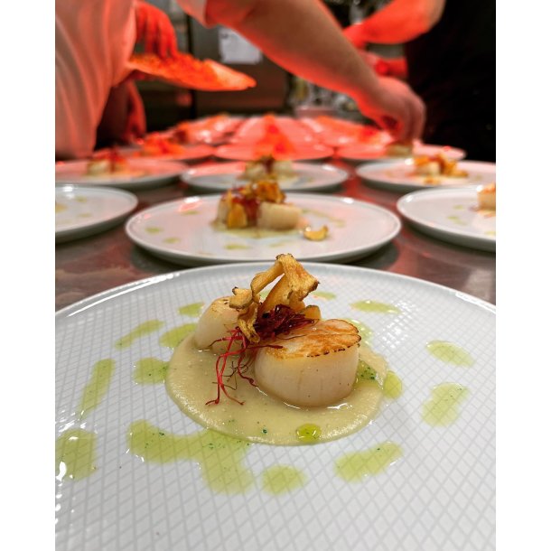 Mad og Portvin p Restaurant Linden i Holbk