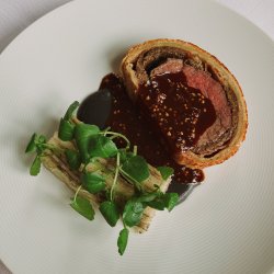 Mad og Portvin p Bandholm Badehotel