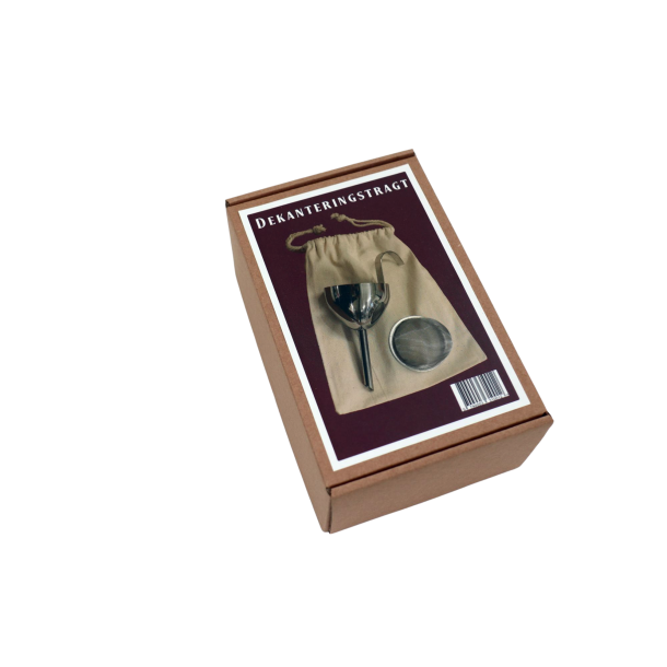 Eksklusiv dekanteringstragt med filter