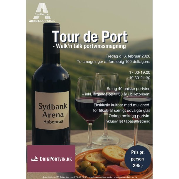 Tour de Port - Walkn Talk Portvinssmagning i Aabenraa 6. Februar 2026